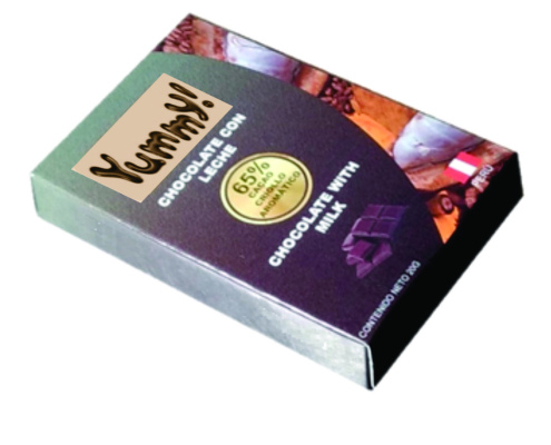 Chocolate 65% Cacao & Leche 20gr